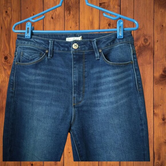 Anthropologie Unpublished Women's Size 29 Stretch Blue Denim Skinny Jeans Casual - Picture 2 of 4